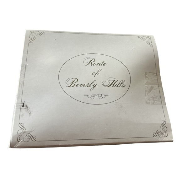 NWT Vintage Ronte Of Beverly Hills Floral NeedlePoint Purse With Gold Chain - Picture 6 of 11